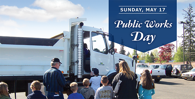 Public Works Day at the Market Sunday, May 17th!